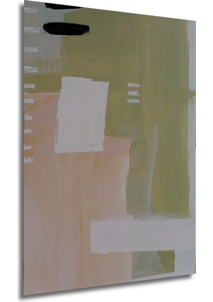 Dekoratif Ahşap Dikdörtgen Tablo Soyut Renkler modelleri