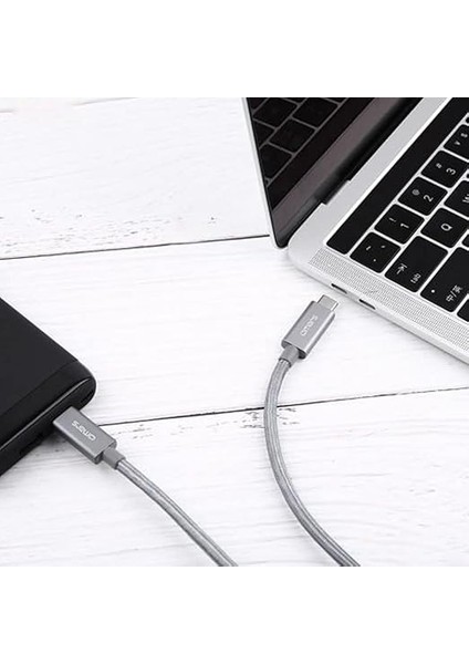 Omars Type-C 3.1 5gbps 3A Örgülü Şarj ve Data Kablosu Gri 1.5 Metre modelleri