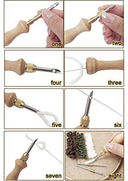 Yumruk Iğne Halı Yumruk Iğne Nakış Yumruk Iğne Seti Diy Zanaat Iğne Işi Yumruk Iğne Dikiş Aplike Için (Yurt Dışından) indirimleri