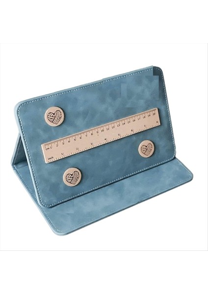 Grafik Tutucu Örgü Aracı, Örgü Aracı Aksesuarları Grafik Tutucu, Örme Desen Tutucu, Tığ Desen Tutucu Mavi (Yurt Dışından)