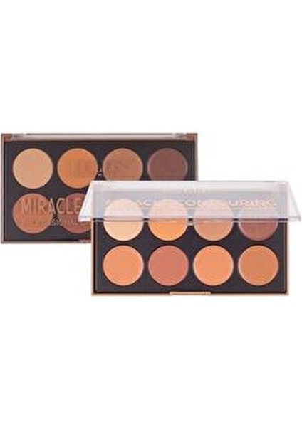 Krem Kontür Paleti 8 Renk Yüksek Kapatıcılık ve Pürüzsüz Görünüm Sunar indirimleri