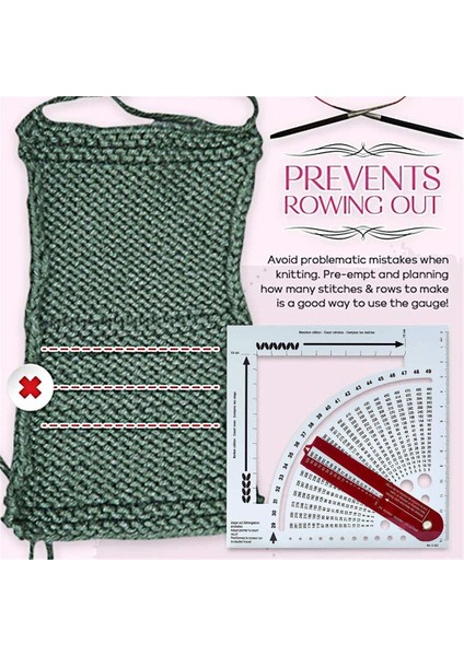 Örgü Gösterge Dönüştürücü - Örme Dikiş Hesap Makinesi ve Çerçeve Cetvelini Sayma, Kazak Örme Için Örgü Araçları (Yurt Dışından) fırsatları