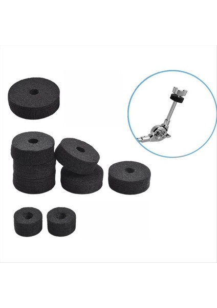 51PCS Zil Standı Kollu Zil Kılıfları Zil Yıkama Taban Kanat Fındıkları Zil Tamburu Yedek Parçaları (Yurt Dışından) indirimleri