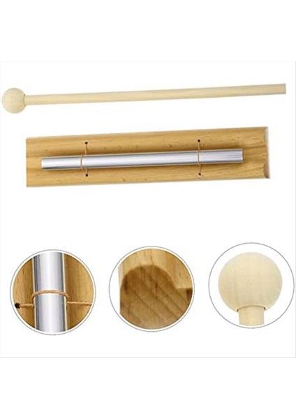 El Çanları 1 Fonem Perküsyon Enstrümanı Müzikal Oyuncak Ahşap Rüzgar Chime Müzik Öğretmeni Araçları El Çan Zil (Yurt Dışından) fırsatları