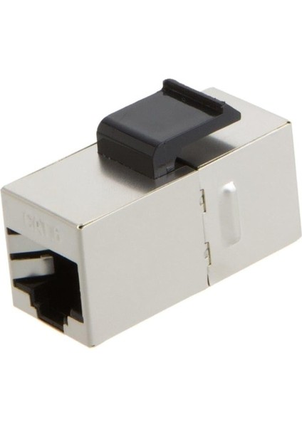 Cat6 Jack Internet Kablo Birleştirici RJ45 Metal Dişi Dişi Ekleme Aparatı indirimleri