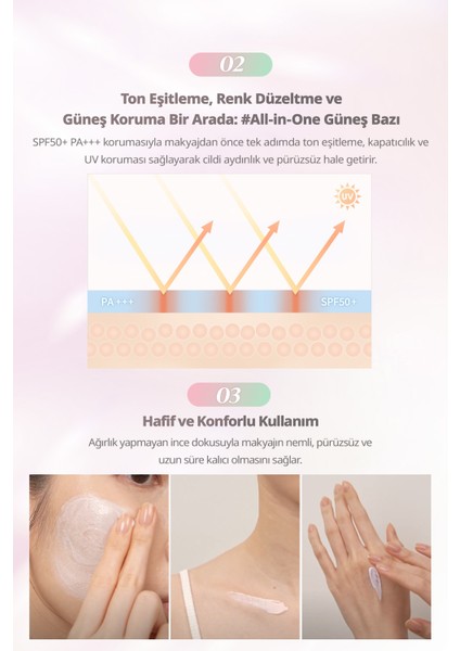 Güneş Koruyucu,ton Eşitleyici ve Pürüzsüzleştirici Baz Dasıque Correcting Sun Base (#03 Lemon Cream) fırsatları