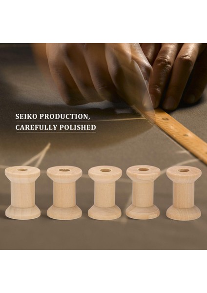 10PCS Ahşap Boş Iplik Makaraları Doğal Renk 29MM X23MM (Yurt Dışından) indirimleri