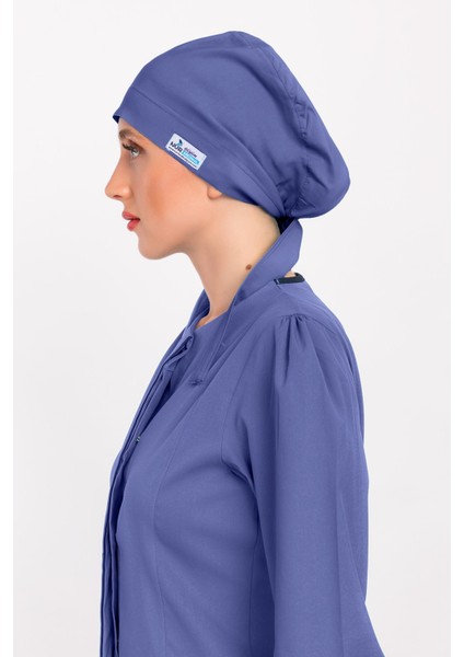 Düz Fırtına Mavisi Tesettür Doktor Hemşire Hastane Aşçı Cerrahi Bone modelleri