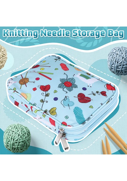 Boş Örgü Iğneleri Kılıf Seyahat Depolama Organizatör Dairesi Iğneler ve Aksesuarlar Için Saklama Çantası (Yurt Dışından) fırsatları