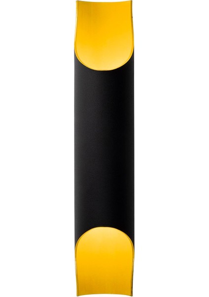 Martı Çift Yönlü Endüstriyel Metal Borulu Tekli Aplik Pütürlü Siyah, Rustik Duvar Lambası MARTI-579