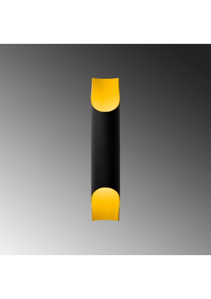 Martı Çift Yönlü Endüstriyel Metal Borulu Tekli Aplik Pütürlü Siyah, Rustik Duvar Lambası MARTI-579 modelleri