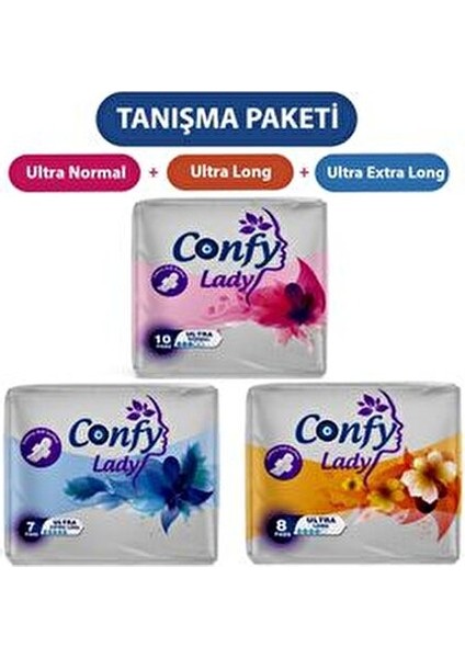Lady Ultra Hijyenik Ped 25 Adet Nefes Alabilen Yüzeyle Gün Boyu Konfor Sağlar