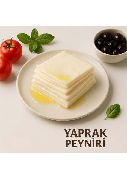 Diyarbakır Yöresel Yaprak Peyniri Az Tuzlu 3 kg