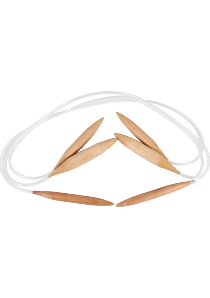 Bambu Dairesel Örgü Iğneleri Set Büyük Boyutlu Dairesel Örgü Iğneleri Jumbo Iğneler Tıknaz Iplik Için Beden 19, 35, 50 (Yurt Dışından)