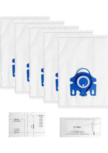 Komple C2 C3 Classic C1, S8, S5, S2 Gn Serisi Filtreler Için Elektrikli Süpürge Torbaları (Yurt Dışından)