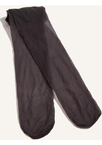 Kadın Kızıl Siyah 5 Denye Külotlu Çorap B5872AXNS