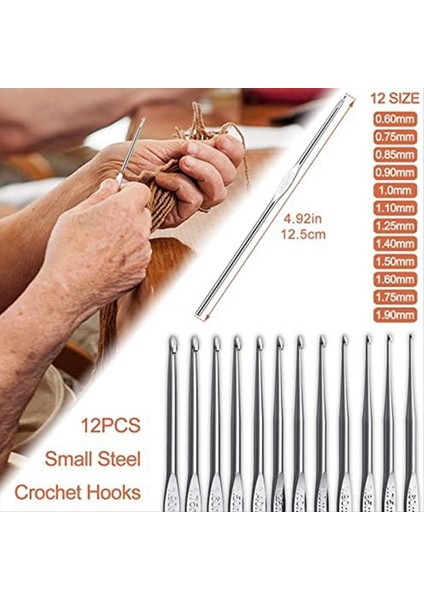 Tığ Işi Kit Yeni Başlayanlar Tığ Işi Kanca Seti, 58PCS Taşınabilir Tığ Işi Seti Ergonomik Kanca Seyahat Tığ Işi Malzemeleri (Yurt Dışından) fiyatları