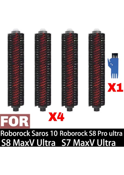 Saros 10/s8 Maxv Ultra/s7 Pro Ultra/s8 Plus/s8+ Için Yüksek Hızlı Kendi Kendini Temizleyen Rulo Fırça Aksesuarları (Yurt Dışından) fiyatları