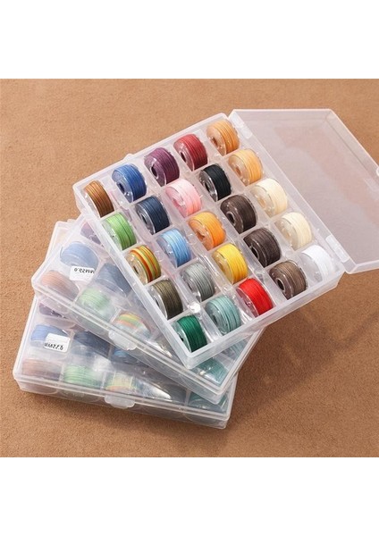 25 Renk/balmumu Iplik Polyester Iplik Mumlu Iplik Kutusu Seti Deri Zanaat Için Dokuma Bilezik Dikiş Diy 0.45 0.55 0.65MM (Yurt Dışından) fırsatları