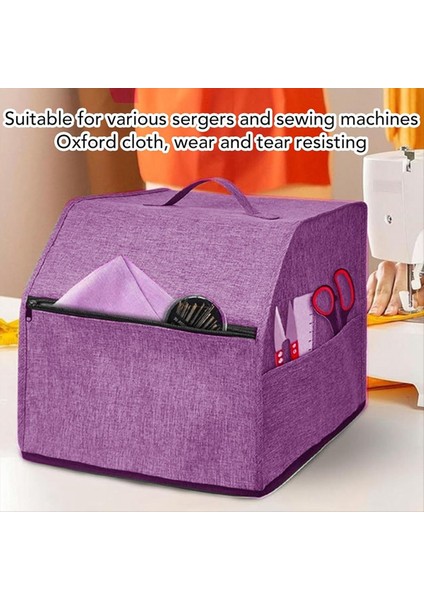 Oxford Bezi Dikiş Makinesi Toz Kapağı - Aksesuar Torbası ile Serger/overlock Makinesi Kapağı (Yurt Dışından) fırsatları