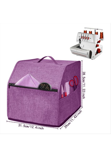 Oxford Bezi Dikiş Makinesi Toz Kapağı - Aksesuar Torbası ile Serger/overlock Makinesi Kapağı (Yurt Dışından) indirimleri