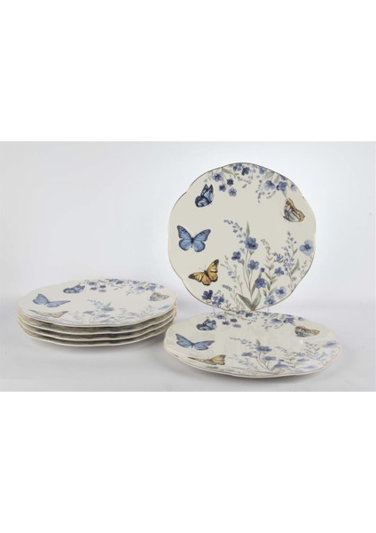 Butterfly Lovers 6lı Servis Tabağı 27CM