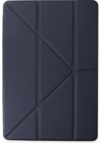 iPad Pro 11 (2021) Kılıf Kalemlikli Hugo Tablet Kılıfı - LACIVERT-(5796) - M924R647-K18924 modelleri