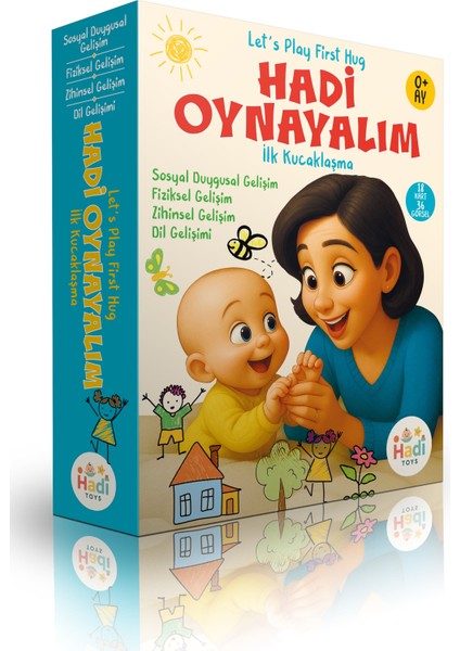 Hadi Oynayalım Ilk Temas Kartları, Ebeveyn - Bebek Ilişki Kurma Kartları Oyunu