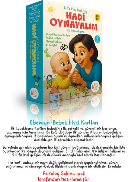 Hadi Oynayalım Ilk Temas Kartları, Ebeveyn - Bebek Ilişki Kurma Kartları Oyunu fiyatları