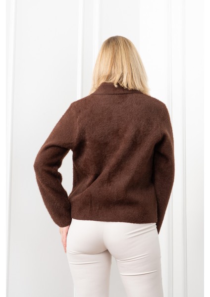 Süs Cep Kapaklı Yün Peluş Ceket Hırka 4560 fırsatları