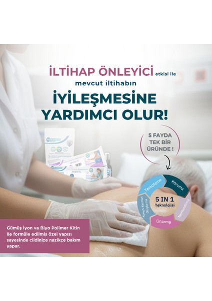 Gümüş İyonlu Yatan ve Evde Hasta Bakım Seti 12'li Perine ve Vücut Temizleme Mendili, Vücut Temizleme Kesesi, Bone fiyatları