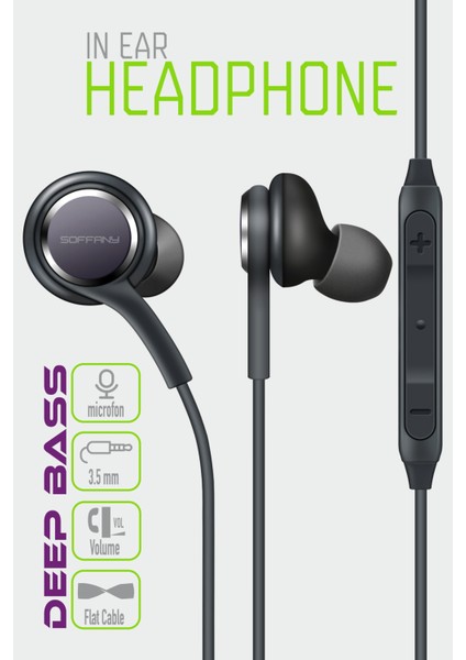 HF-520 Jack Girişli Kulak İçi Kablolu Kulaklık