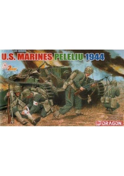 6554 1/35 Ölçek, ABD Deniz Piyadeleri (Peleliu 1944) Asker Figürleri Plastik Model Kiti fiyatları