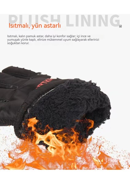 Isıtmalı, Kalınlaştırılmış, Pamuklu, Kaymaz Bisiklet Eldiveni (Yurt Dışından) fiyatları