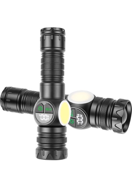 Zoomlu 30W Powerbank Mıknatıslı Avcı Kamp Tamirci Feneri