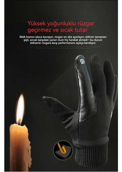 USB Isıtmalı Eldiven, Isıtıcı ve Kadife Astarlı Dokunmatik Ekran Eldiveni (Yurt Dışından) fırsatları