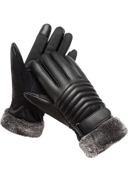 Erkek Kış Bisiklet Rüzgar Geçirmez Su Geçirmez Kalınlaştırılmış (Yurt Dışından)