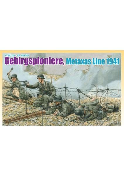 6538 1/35 Ölçek, Gebirgspioniere (Metaxas Hattı 1941) Asker Figürleri Plastik Model Kiti fiyatları