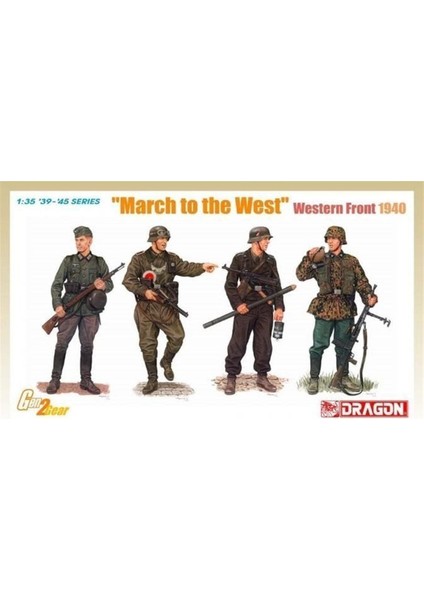 6703 1/35 Ölçek, March To The West (Batı Cephesi 1940) Asker Figürleri Plastik Model Kiti fiyatları