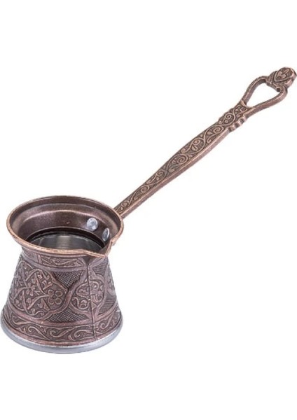 No 4 Zamak Döküm Bakır Renk Cezve