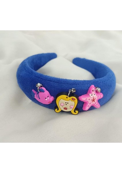 Taç Kız Çocuk Renkli Desenli Saç Aksesuarı