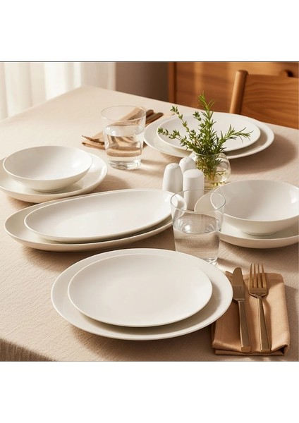 Atina 60 Parça Yemek Takımı Filesiz
