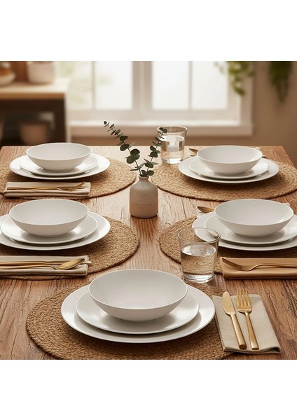 Atina 60 Parça Yemek Takımı Filesiz fırsatları