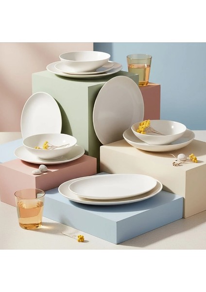 Atina 60 Parça Yemek Takımı Filesiz