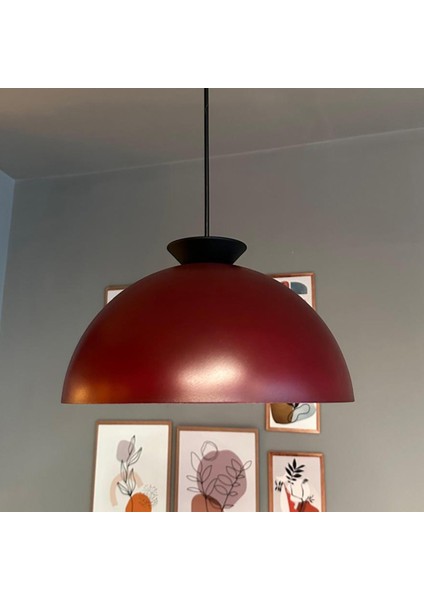 Yimpi Vişne Çürüğü Avize Siyah Kase Başlık Tekli Sarkıt Salon Kuaför Dekoratif Aydınlatma Pastane fiyatları