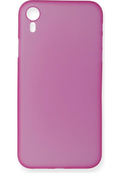 iPhone Xr Kılıf Pp Ultra Ince Kapak - PEMBE-(5796) - M316R058-K10316