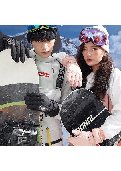 Kış Açık Kayak Kadın Artı Kadife Eldiven (Yurt Dışından) fiyatları