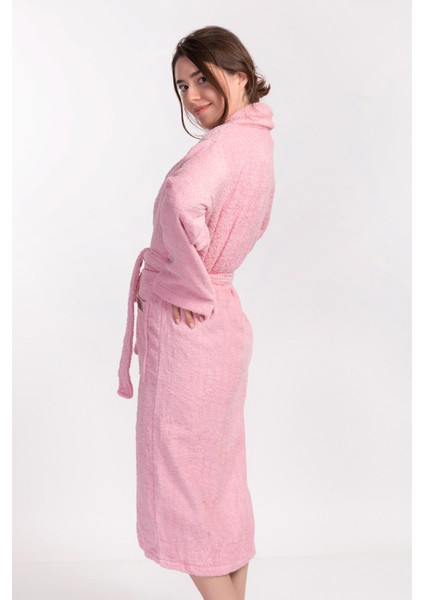 Regina Robe Ekstra Yumuşak Premium Şalyaka Bornoz Pudra fırsatları