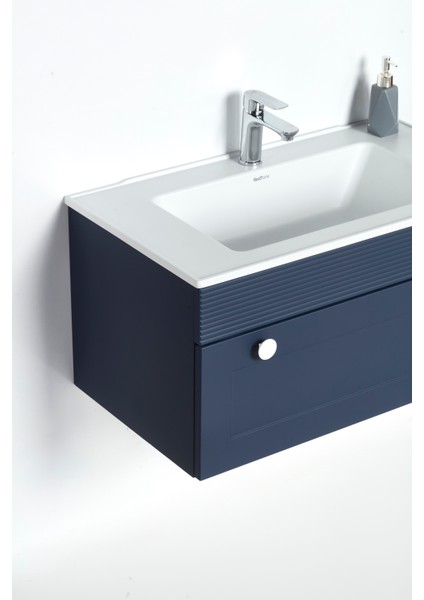 Granit Lavabolu Lagoon 65 cm Alt Üst Banyo Dolabı Takımı modelleri