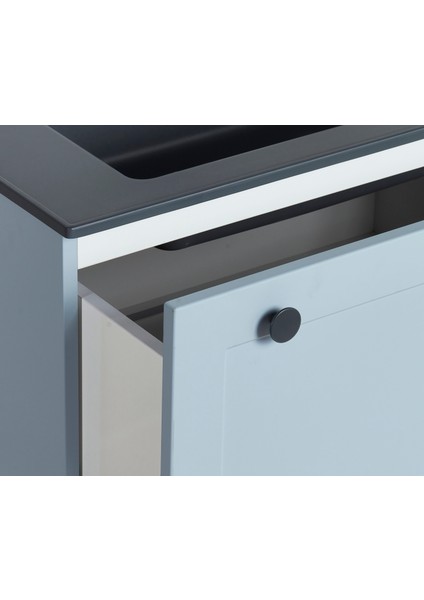 Granit Lavabolu North 80 cm Alt Üst Banyo Dolabı Takımı fiyatları